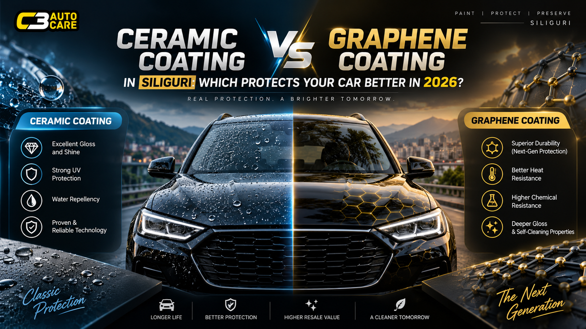 Ceramic Coating vs Graphene Coating in Siliguri: Which Protects Your Car Better in 2026?