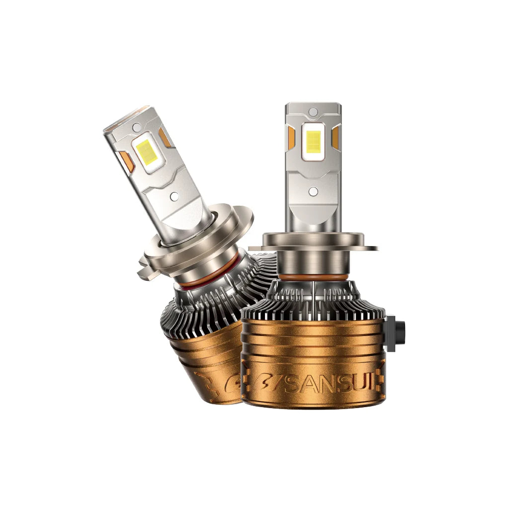 Premium Sansui 240W car LED headlight upgrade available across India from C3 Auto Care